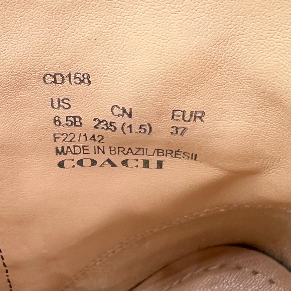 COACH Olivia Signature Jacquard Ankle Booties - Picture 9 of 13